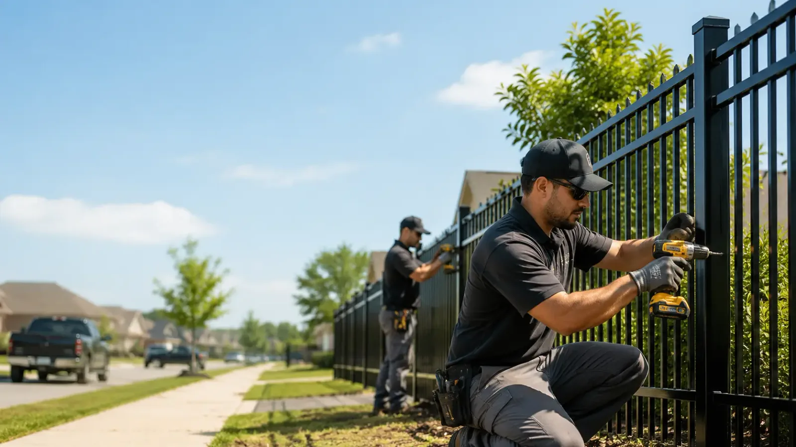 Metal Fence Installation in Reinholds, PA